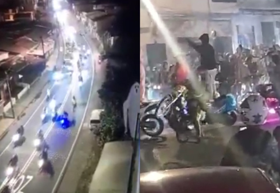 Maniobras y recorrido de los motociclistas.