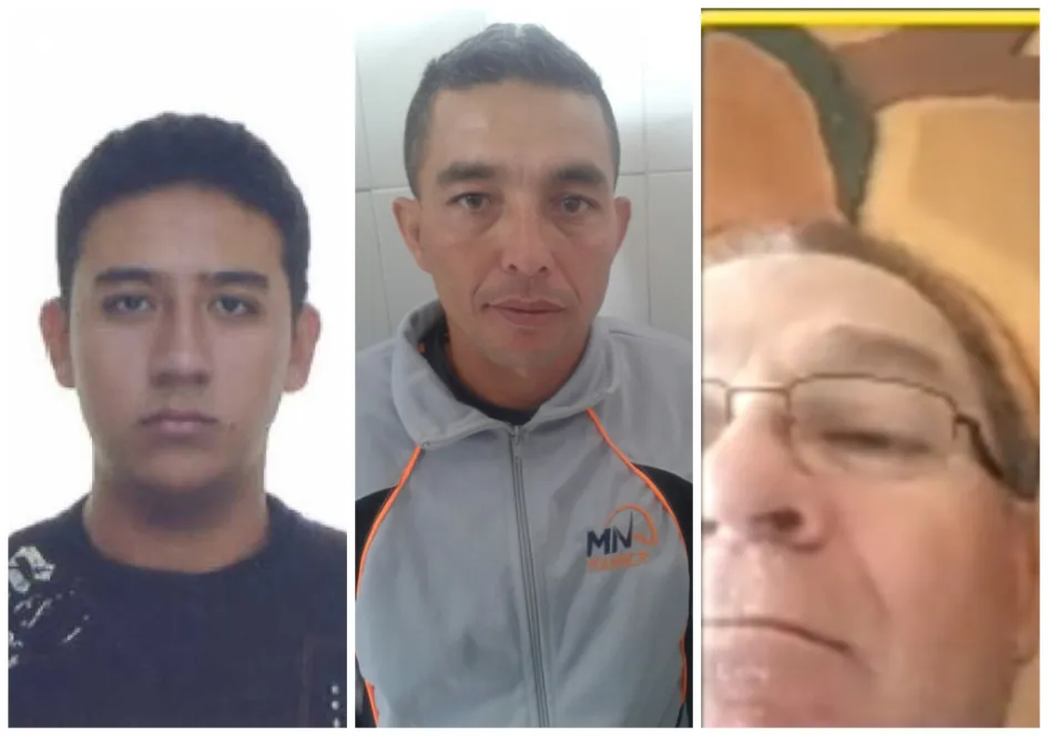 Yéferson López, líder de los R6; Ubaldo de Jesús Velásquez y Luis Ángel Quintero, los capturados.