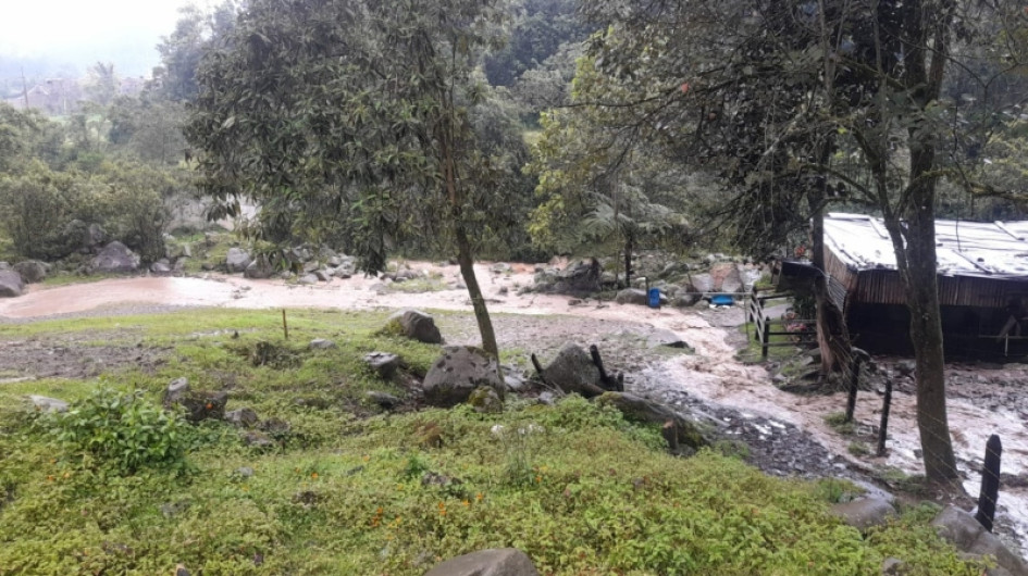 Así se ve el desbordamiento de la quebrada Bellota.