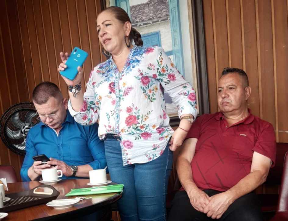 María Victoria Gutiérrez, del sindicato SUPE, expone sobre la actualidad del Inem. 