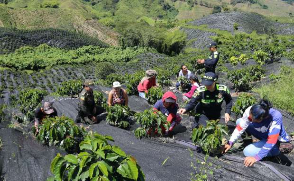 Visita de las uniformadas.