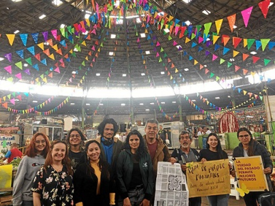 Se realizó de manera exitosa el II Carnaval de Vida y Reconciliación en la plaza de mercado Galería 2022, en Manizales.