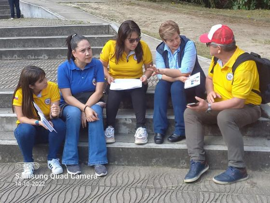 Los líderes del sindicato de trabajadores de Empocaldas presentaron una propuesta para el Plan de Desarrollo, ante la ministra del Trabajo, la caldense Gloria Inés Ramírez.