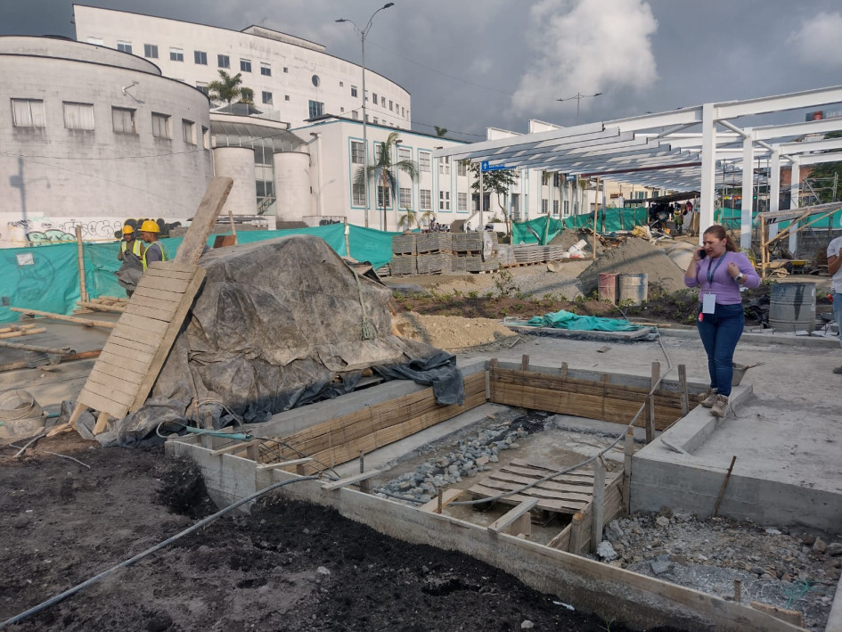 El avance físico de la obra es del 94%, de acuerdo con el secretario de Obras Públicas, Mauricio García.