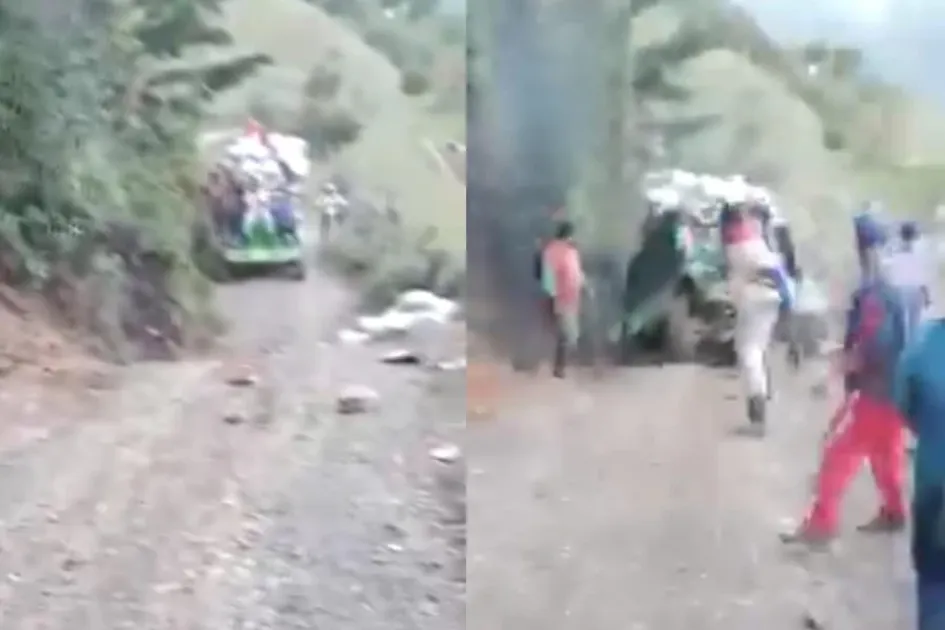 El hecho ocurrió en la vereda en Encimadas. 