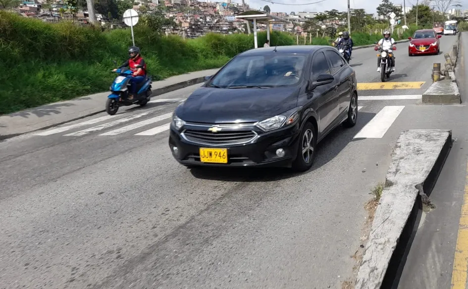 En la vía entre La Fuente y la Panamericana ocurrió el accidente.