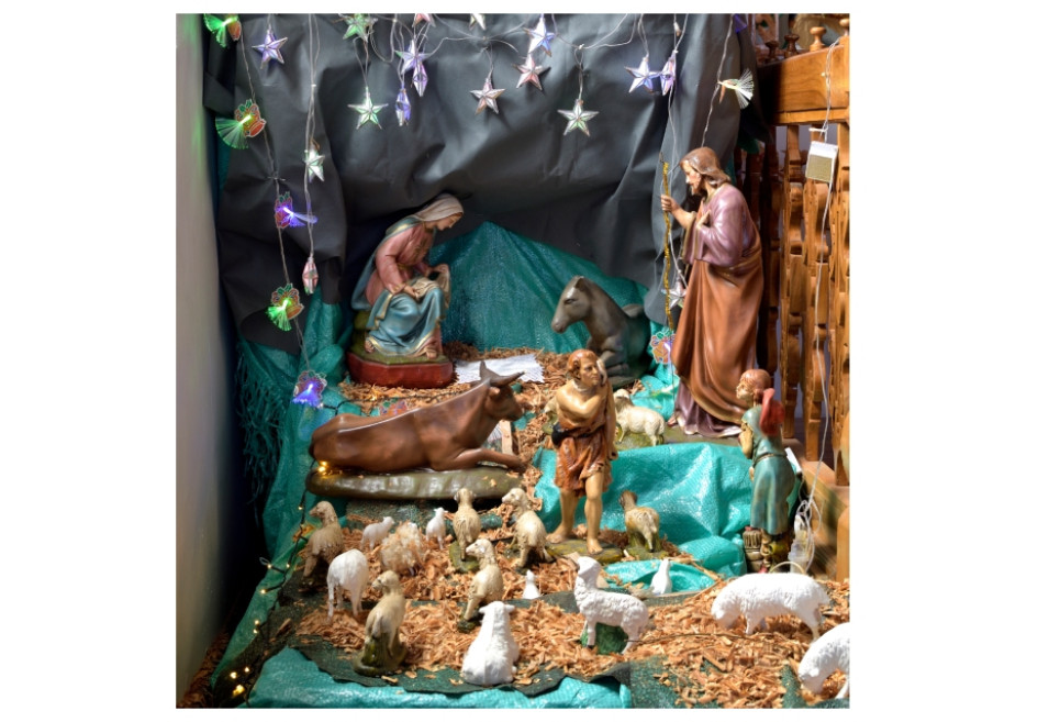 Pesebre en la casa de oración Beata Madre María Berenice, en Salamina.