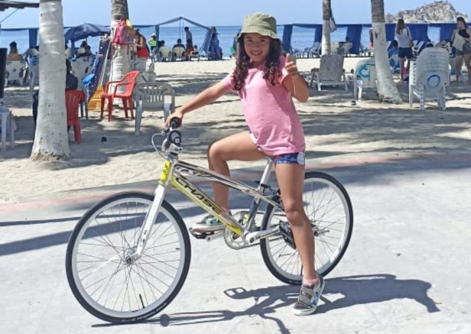 Amelia Zarante, quien corre en damas 8 años.