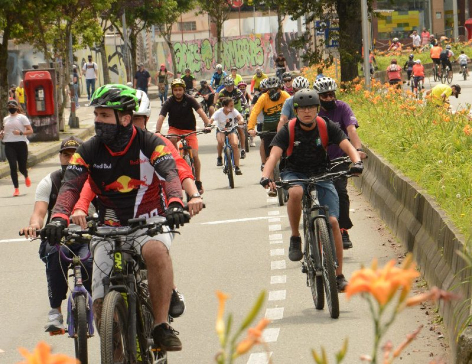 Ciclovía en Manizales