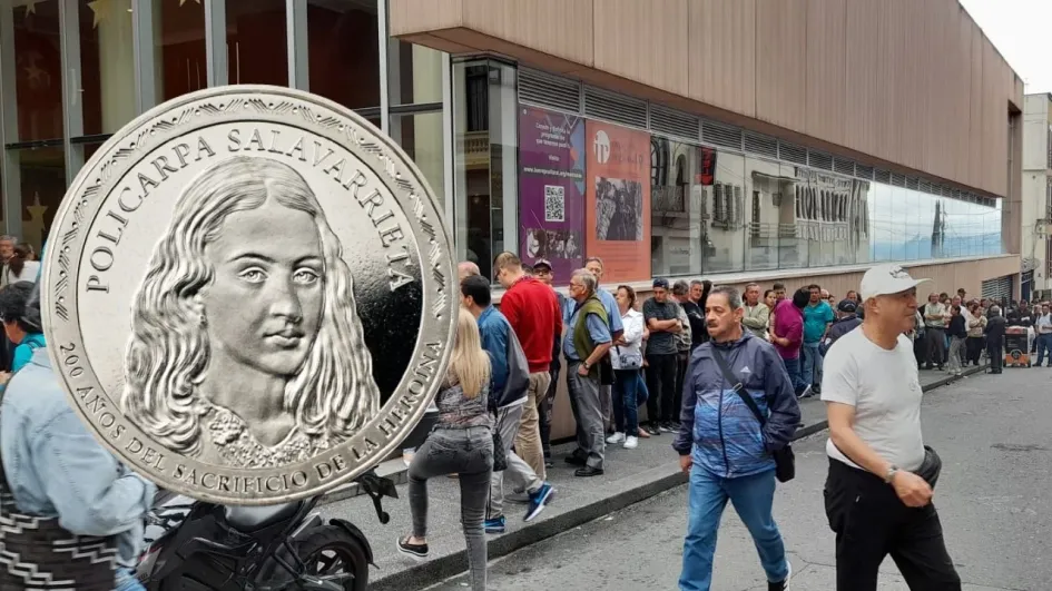 Furor y largas filas en Colombia por la Moneda conmemorativa de La Pola