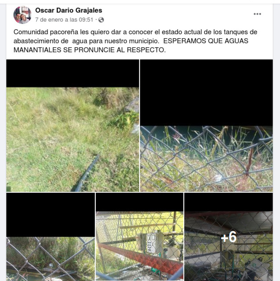 Facebook del concejal de Pácora Óscar Grajales
