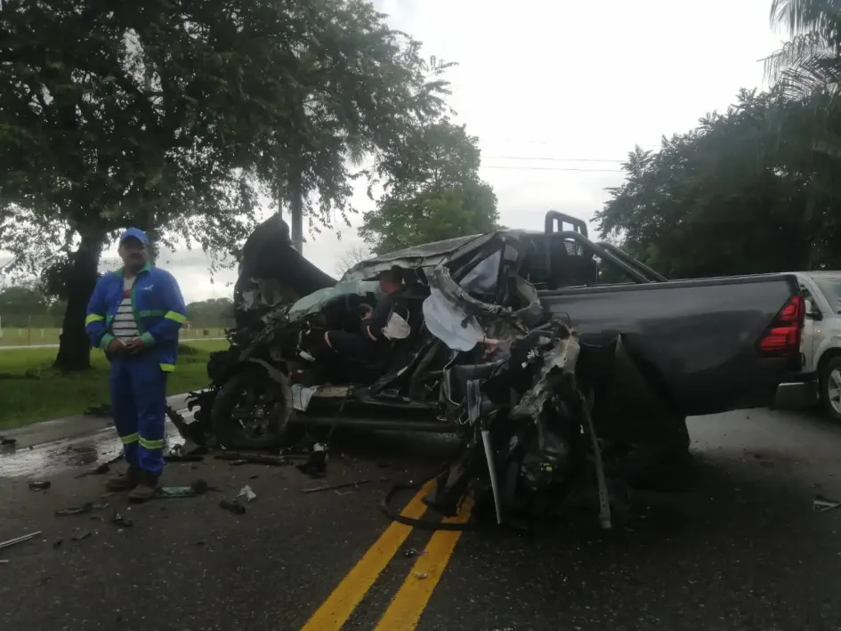 El accidente sucedió en la recta de Palma Real, entre Honda y La Dorada. 
