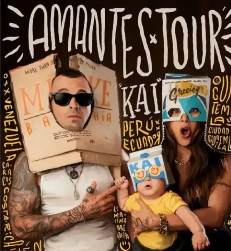 Greeicy Rendón y Mike Bahía emprenderán su primera gira como dúo llamada "Amantes Tour x Kai" -en referencia a su hijo Kai