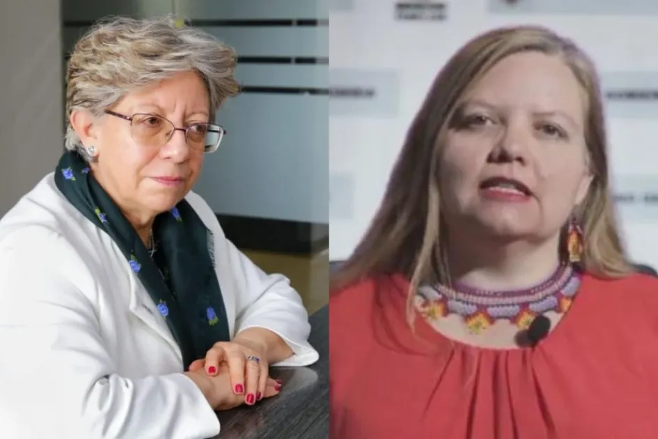 Concepción Baracaldo y Astrid Cáceres