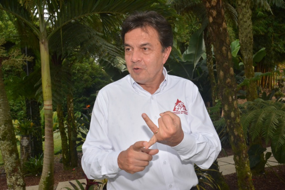 Gerente saliente de la Federacafé, Roberto Vélez Vallejo