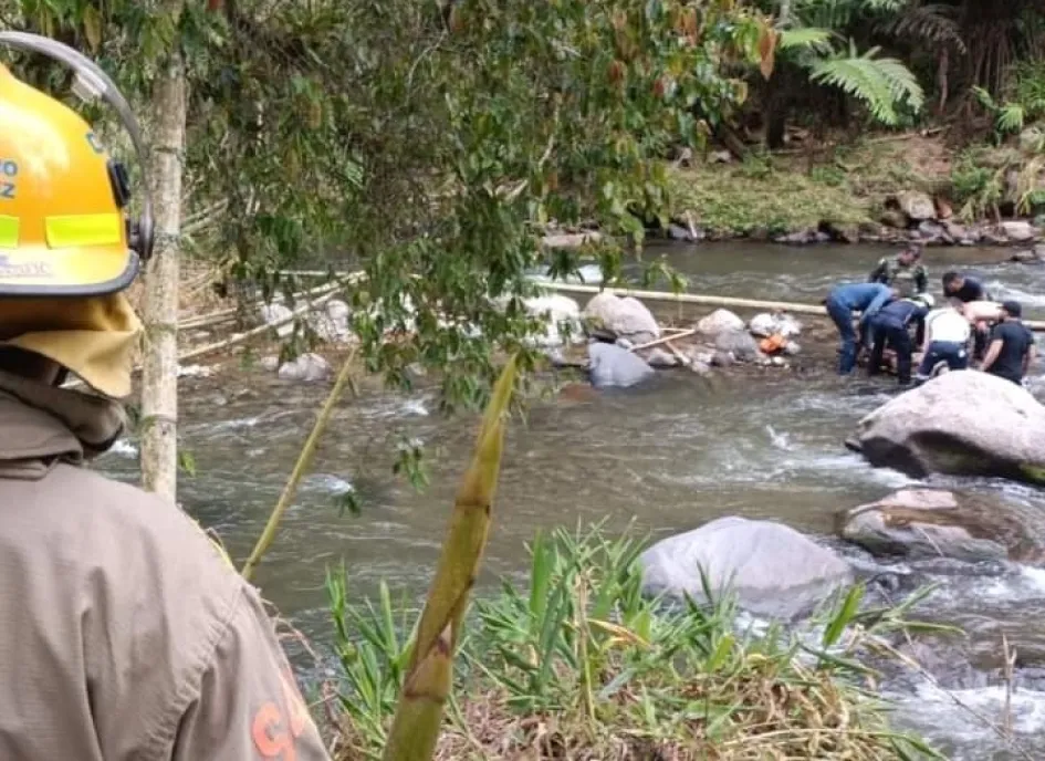 Una persona muere en el río Campoalegrito, en Chinchiná