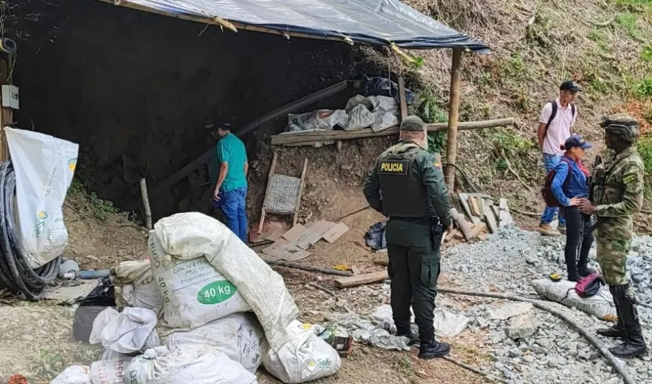 Capturan en Anserma a un hombre por explotación ilícita de yacimientos mineros