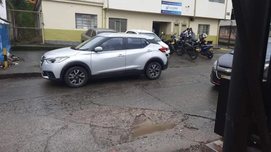 Entrada al puesto de salud del barrio Fátima.