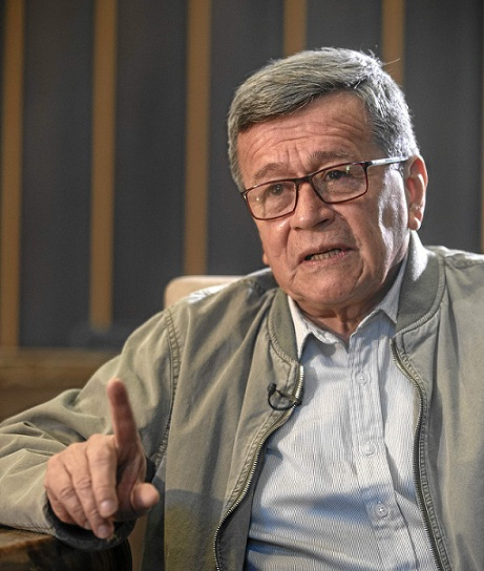 Foto | EFE | LA PATRIA  Alias Pablo Beltrán, negociador del Eln, habla de las expectativas del fin del ciclo de conversaciones con el Gobierno en México.