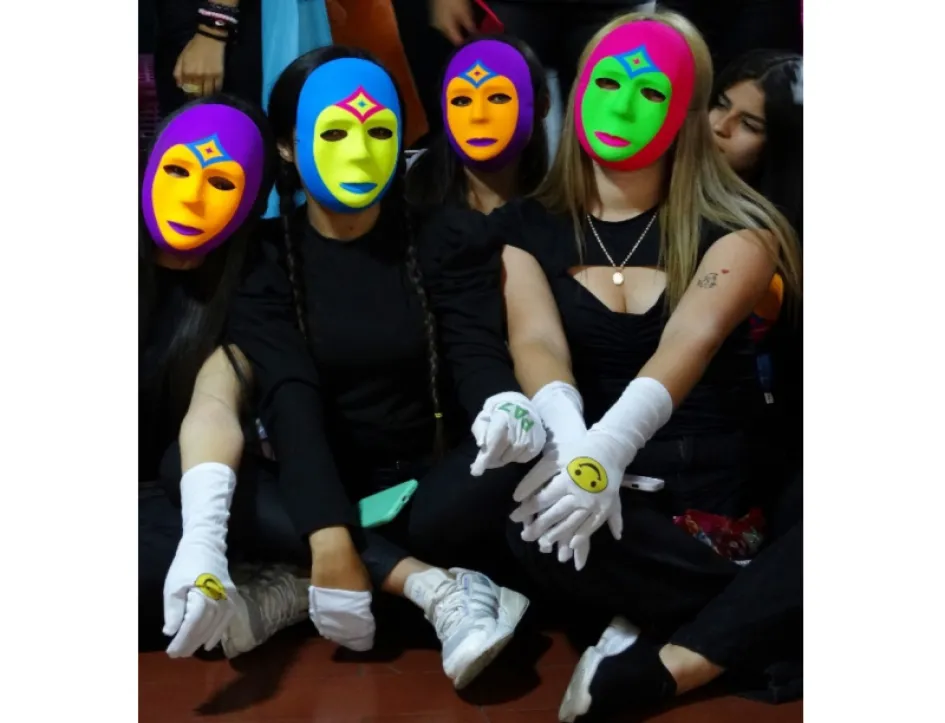 Estudiantes del Programa de Formación Complementaria durante la presentación del proyecto.