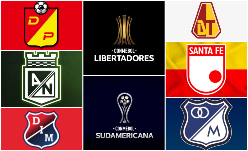 Pereira, Nacional y Medellín jugarán la Libertadores, mientras que Tolima, Millonarios y Santa Fe estarán en Sudamericana.