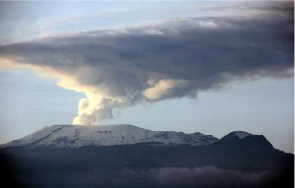 La estructura geológica se encuentra en alerta amarilla y con nivel III de actividad.