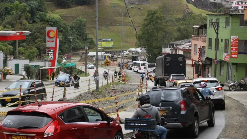 Así lucen las obras en Los Cedros.