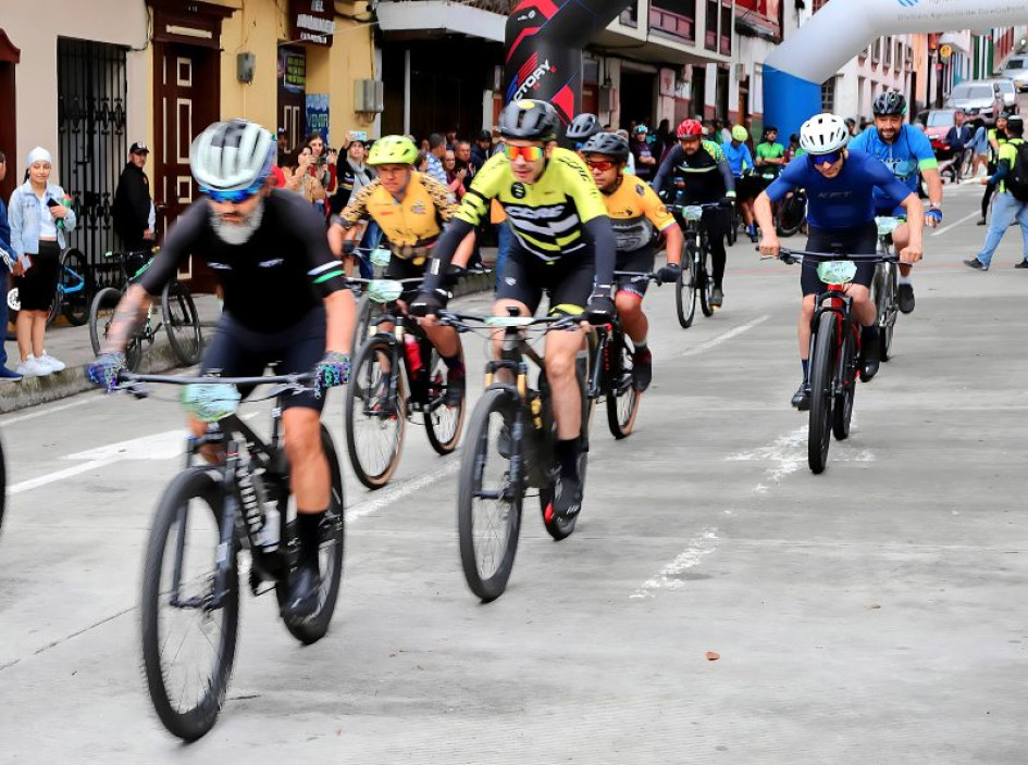 El recorrido del reto fue de 58 kilómetros y salió del Parque de Bolívar del municipio. Su meta fue el mismo lugar.