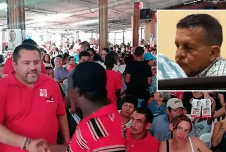 José Máximo Salas Trujillo (derecha), el fotógrafo condenado por corrupción al sufragante en Ibagué. El caldense Mario Castaño fue absuelto. 