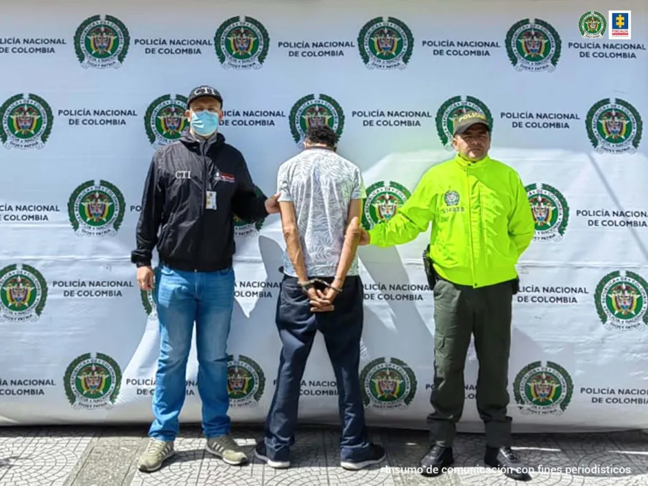 El hombre señalado de maltratar a sus papás. 