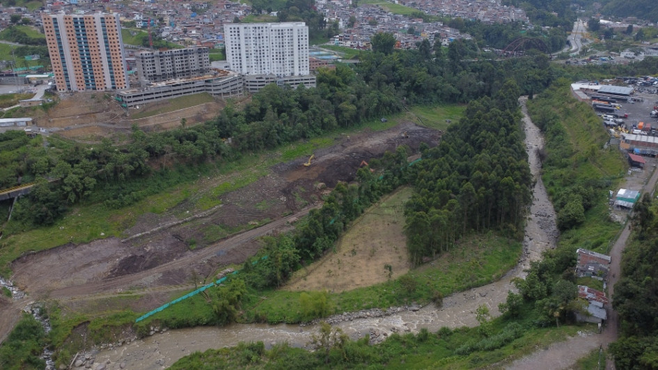 Así se veían los avances de obra de la PTAR en los primeros meses de este año.