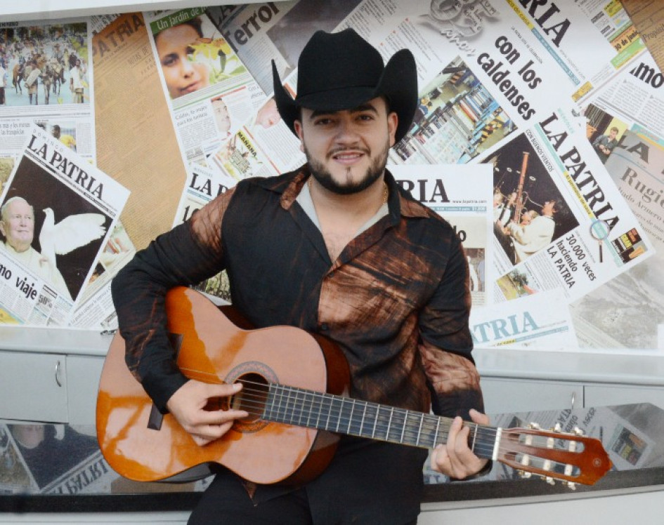 Andrey Riobueno en su visita a Manizales.