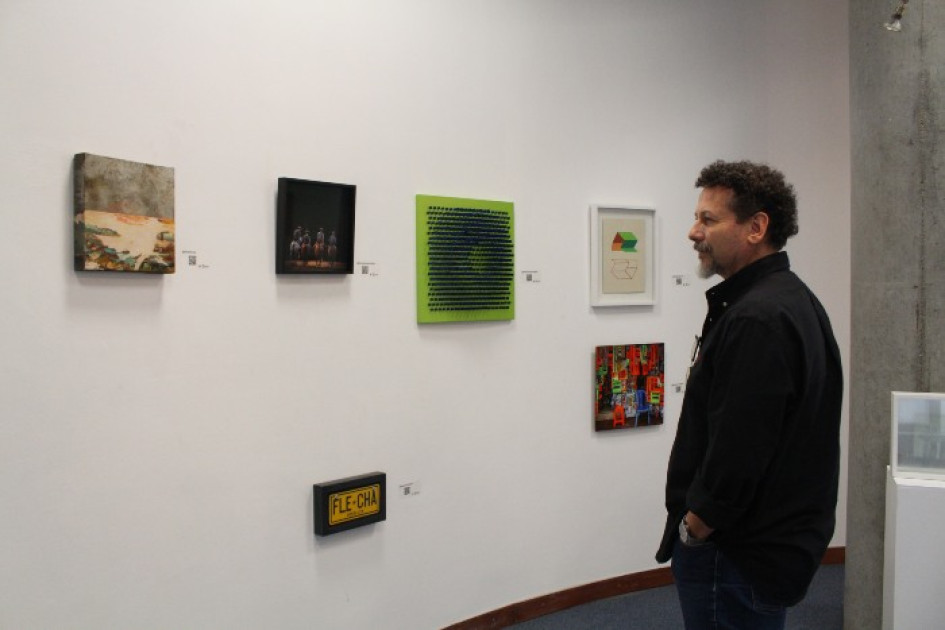 El profesor de la Universidad de Caldas, Jorge Lagos, representante de la exposición.El profesor de la Universidad de Caldas, Jorge Lagos, representante de la exposición.El profesor de la Universidad de Caldas, Jorge Lagos, representante de la exposición.