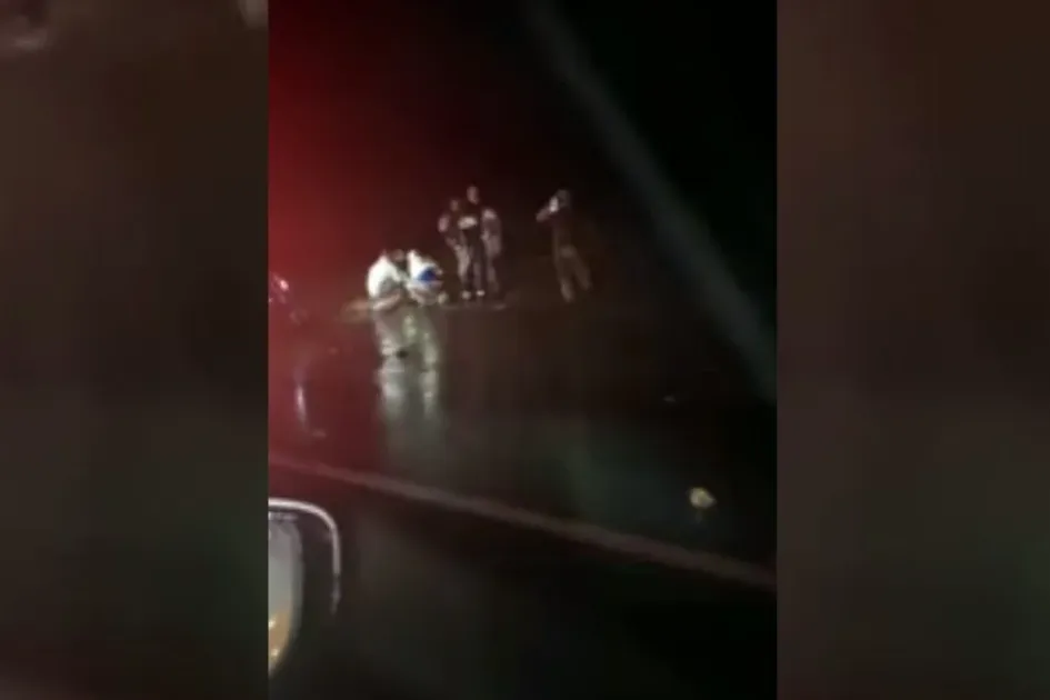 Sitio del accidente en Viterbo