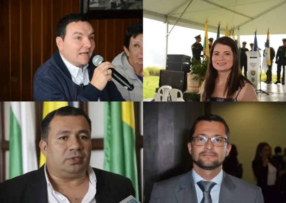 Miguel Trujillo, Paula Toro, Jhon Robert Osorio y Jorge Alberto Betancur.