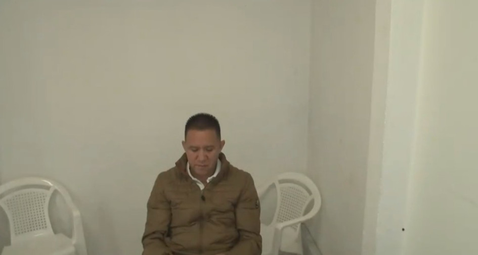 Alias Jhónatan, en el juicio de la semana pasada en el que le dictaron sentido de fallo absolutorio, por extorsión tentada agravada.