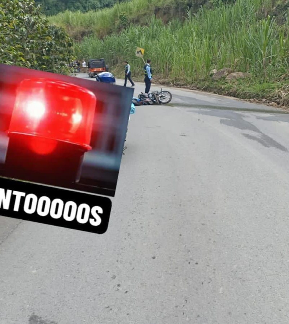 El accidente ocurrió en la entrada a Trocaderos, en la vía de Neira a Aranzazu.