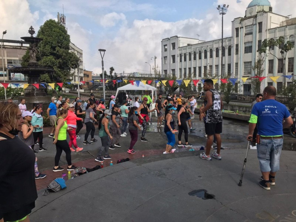 Ciclovía en Manizales