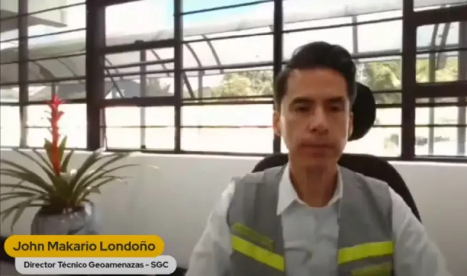 John Makario Londoño, director de Geoamenazas del Servicio Geológico Colombiano.
