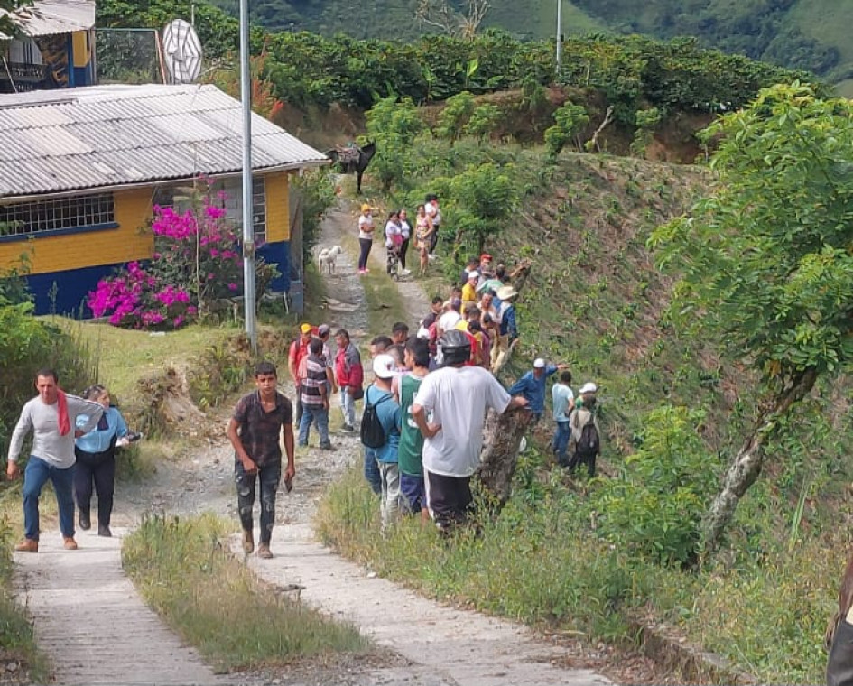Vereda Diamante de Aguadas (Caldas).