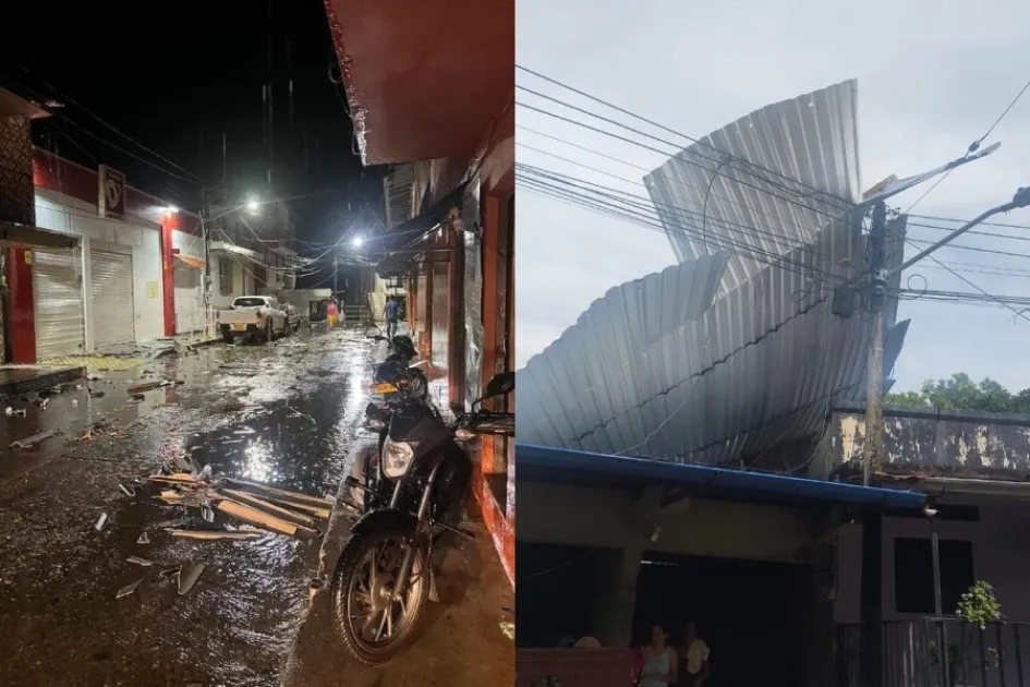 Vendaval afectó 87 viviendas y 353 personas en Norcasia