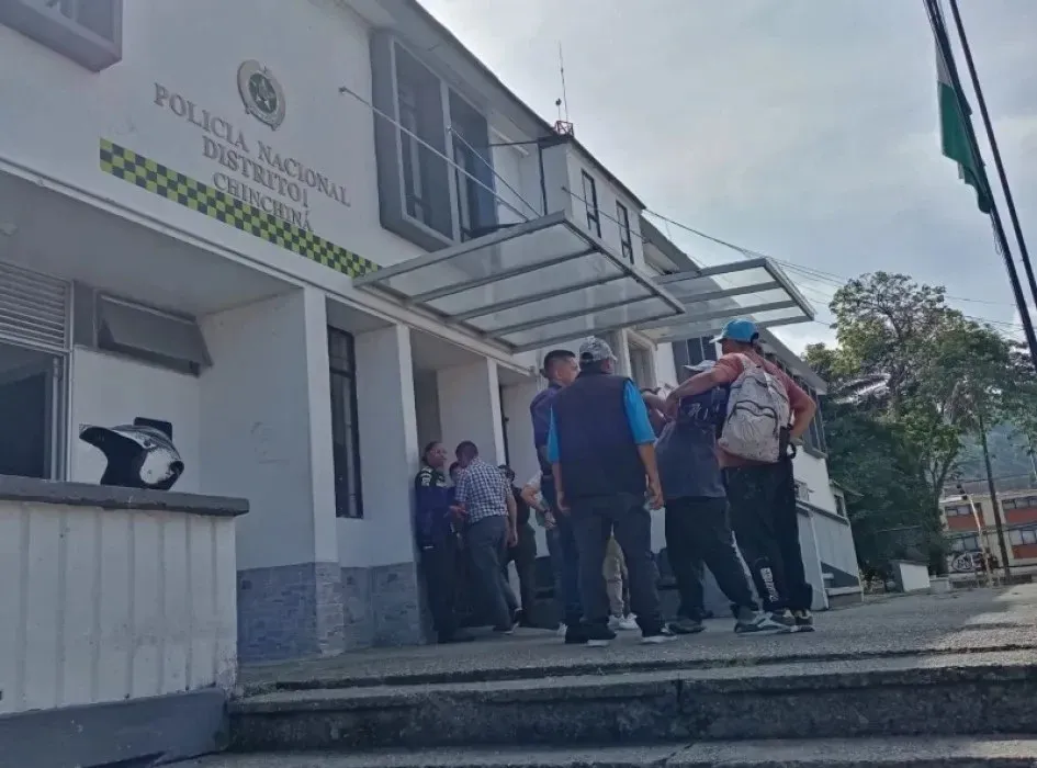 En una celda de la Estación de Policía de Chinchiná ocurrió ayer la conflagración.