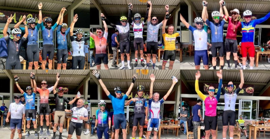 Ciclistas Senior de Caldas.