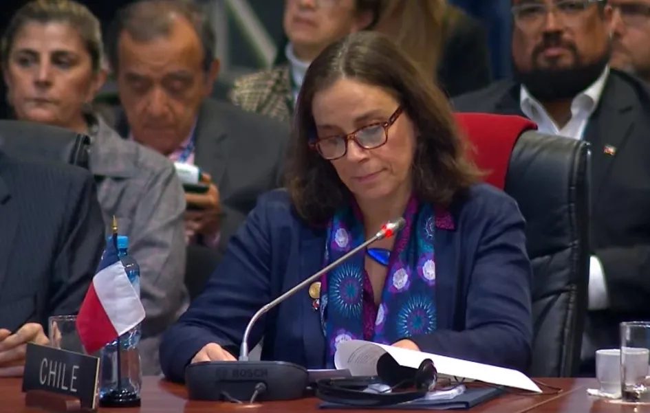 Antonia Urrejola, exministra de Relaciones Exteriores de Chile.