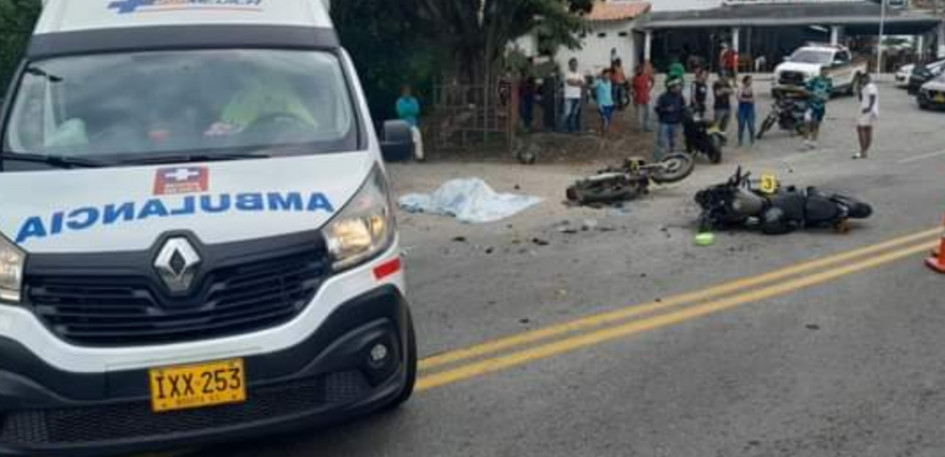 Jean Carlos Araújo, de 22 años, falleció tras chocar su moto con otra en la vía La Felisa - La Pintada.