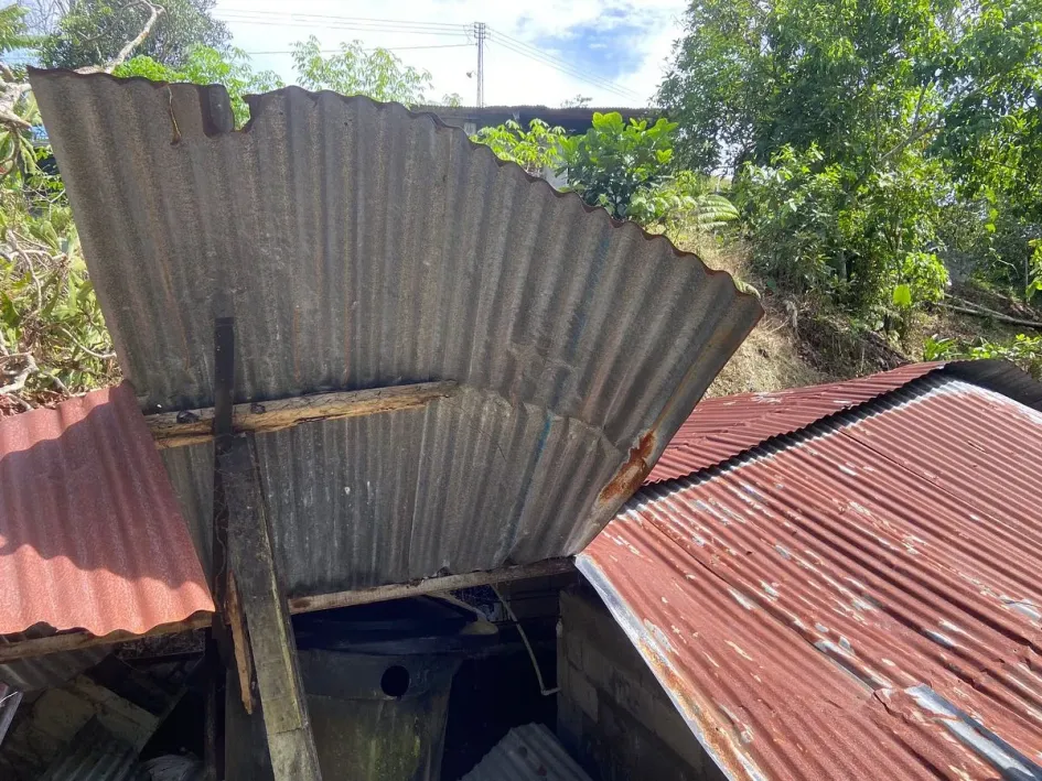 Vendaval afectó cinco viviendas en tres veredas de Victoria