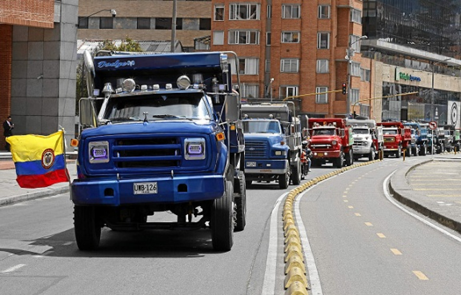 Foto | EFE | LA PATRIA  En Bogotá se registraron las mayores concentraciones.
