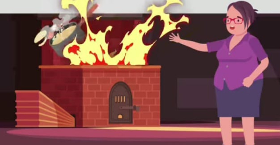 Falleció en un incendio.