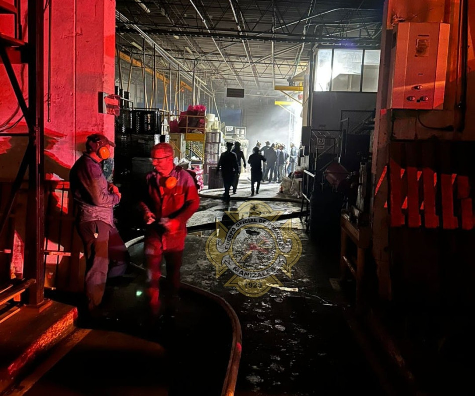 Incendio en Manizales