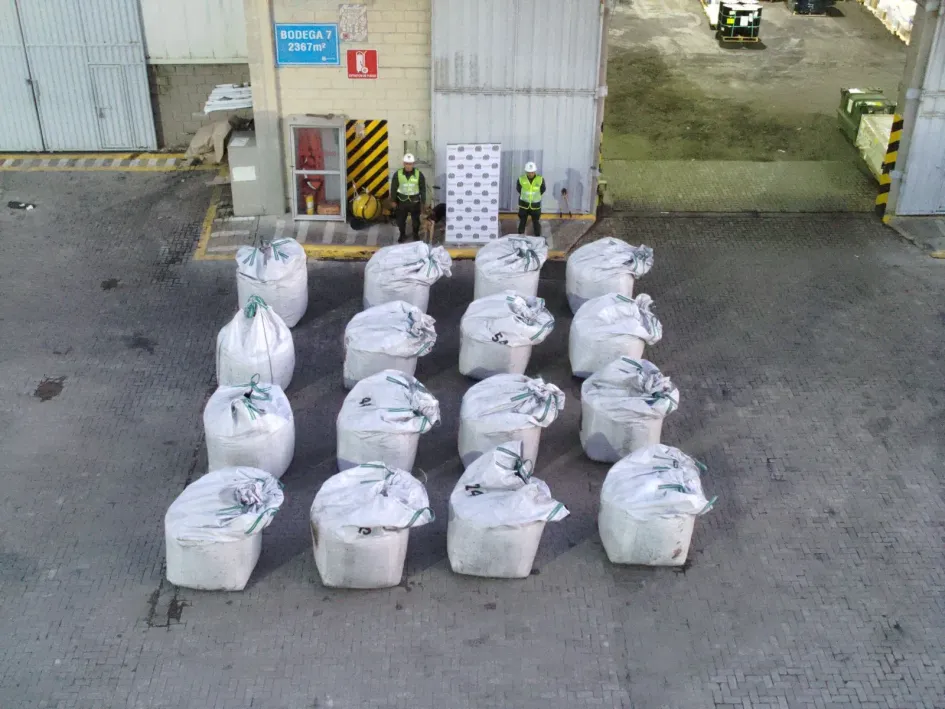 La cocaína estaba mezclada con carbón-asfaltita